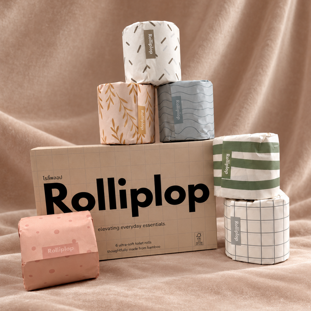 Rolliplop Bamboo Toilet Roll